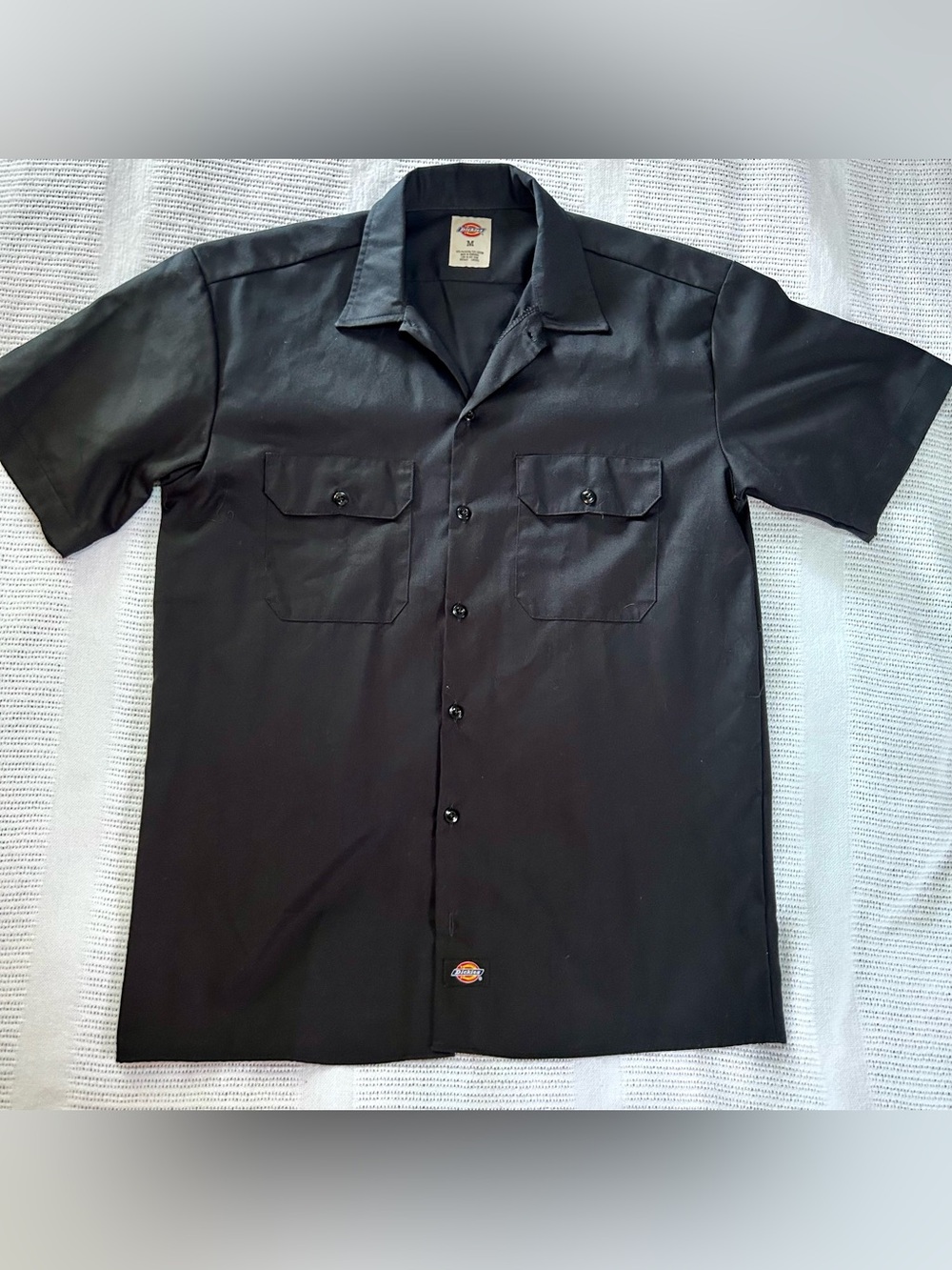 Dickies Men’s M Black Short Sleeve Work Shirt NWOT